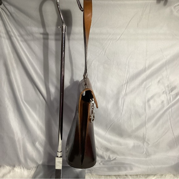 Salvatore Ferragamo Brown Ombré Leather Shoulder Bag AQ- 217148 - Picture 6 of 15